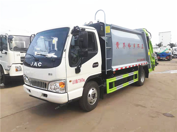 程力壓縮式垃圾車性能介紹，3噸5噸壓縮式垃圾車報價